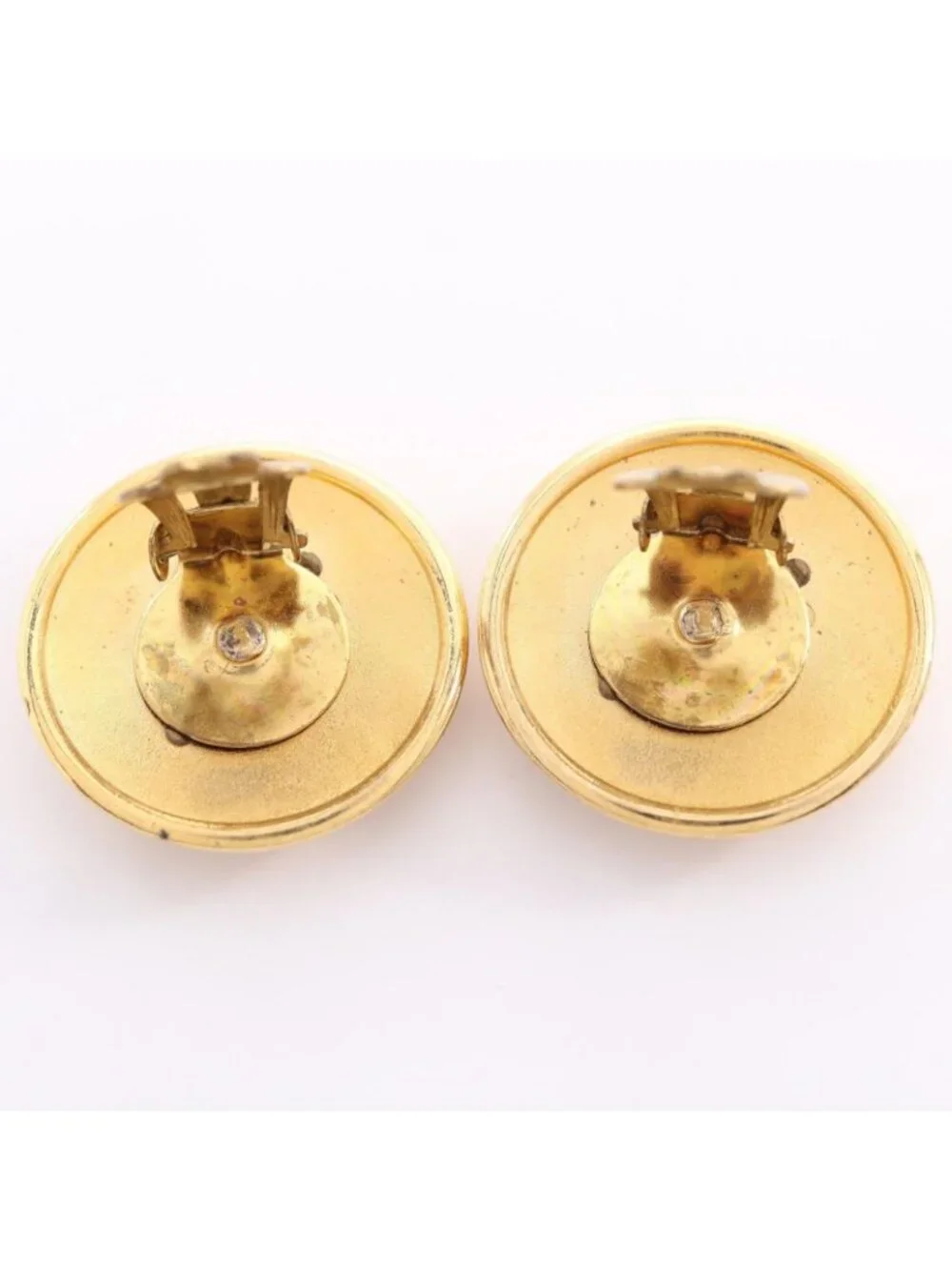 Hermes Earrings Horn Round
